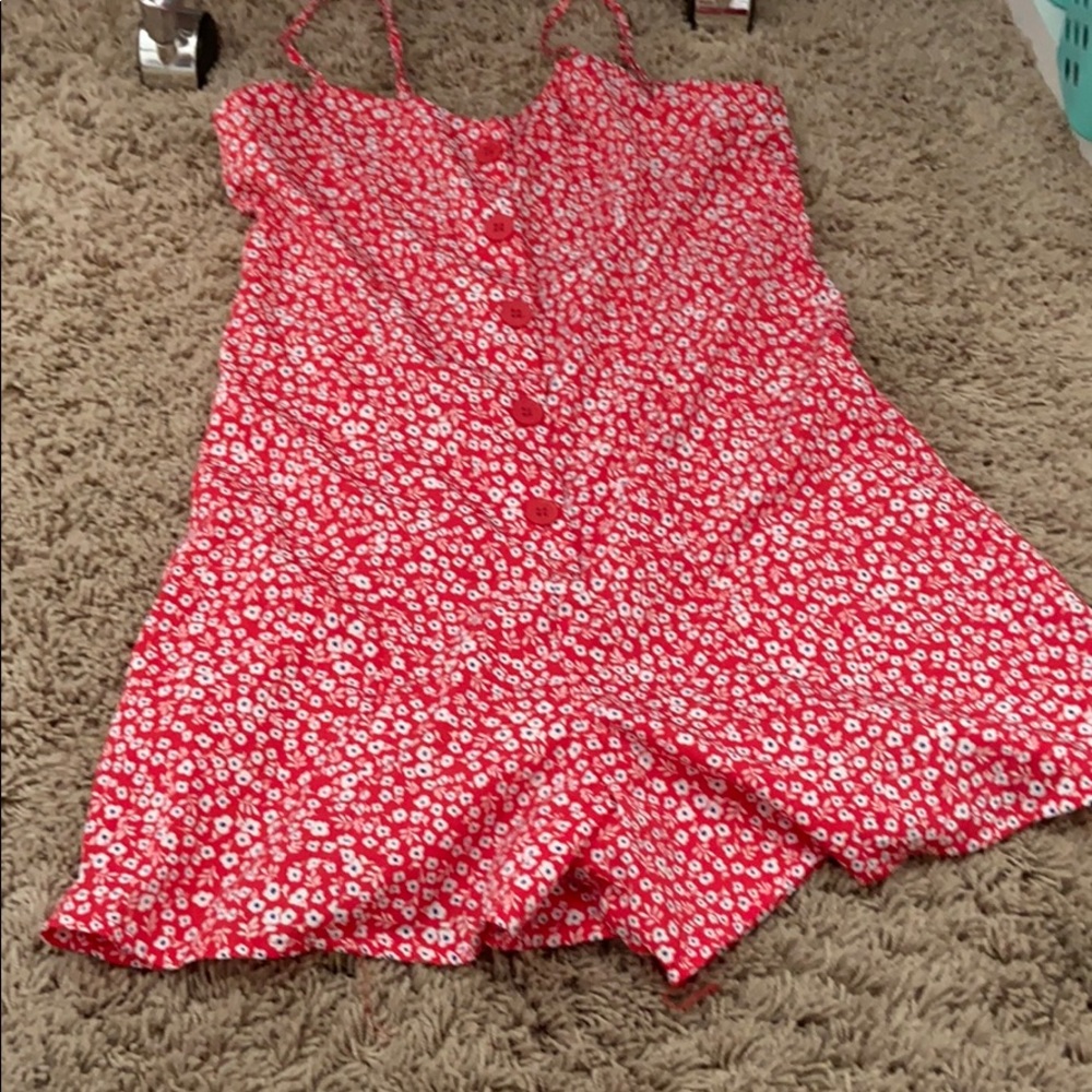 Very cute flower romper
